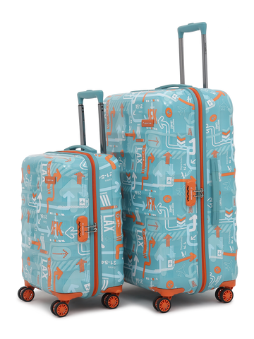 JFK Teal Blue Set of 2 (S+M) Trolley