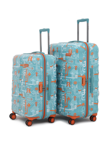 JFK Teal Blue Set of 2 (S+L) Trolley