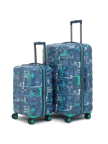 JFK Denim Blue Set of 2 (M+L) Trolley