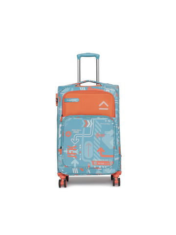 JFK Plus Teal Blue Medium Soft Trolley