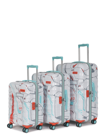 Cyber Punk White Set of 3 (S+M+L) Trolley