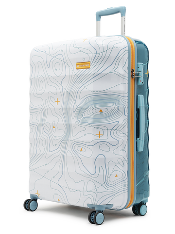 Topo White and Blue Large Trolley