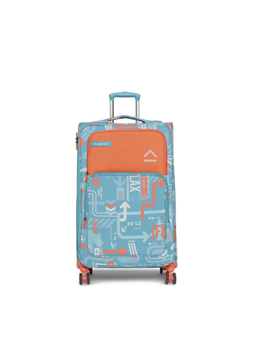 JFK Plus Teal Blue Large Soft Trolley