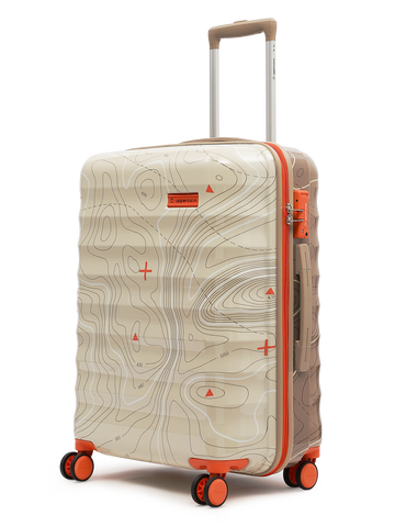 Topo Taupe and Beige Medium Trolley