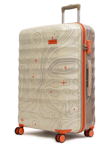 Topo Taupe and Beige Large Trolley