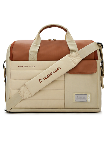 Omega 03 Beige Messenger Bag