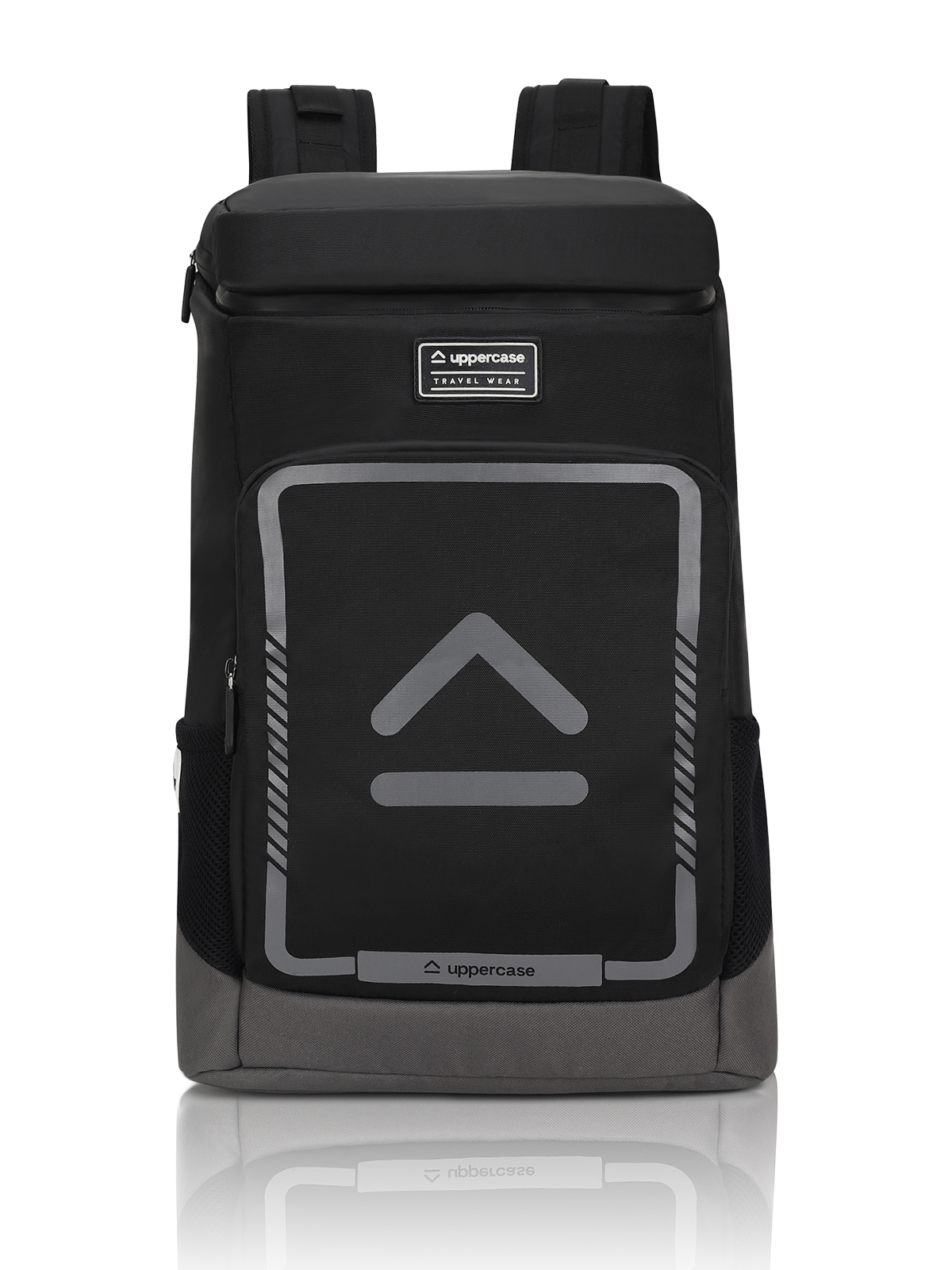 uppercase Tall Boy 14" Laptop Bag Water Repellent College Travel Bag 23L Black