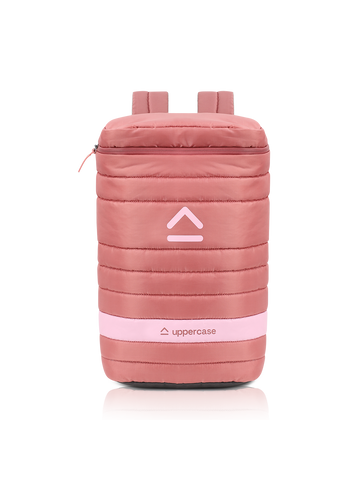 Quilted Pink Backpack