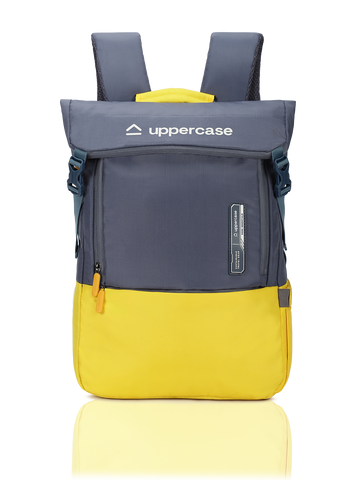 uppercase Apex 15" Laptop Backpack Water Repellent College Travel Bag 19L Blue