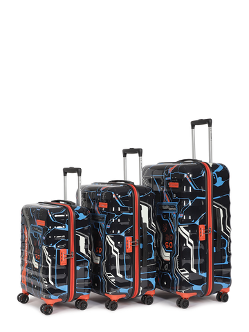 Cyber Punk Black Set of 3 (S+M+L) Trolley