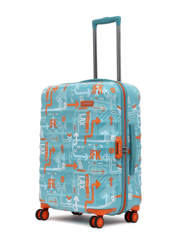 JFK Teal Blue Medium Trolley