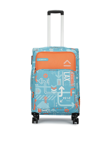 JFK Teal Blue Medium Soft Trolley