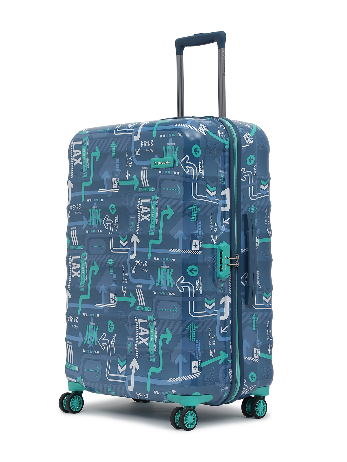 Printed top luggage trolley