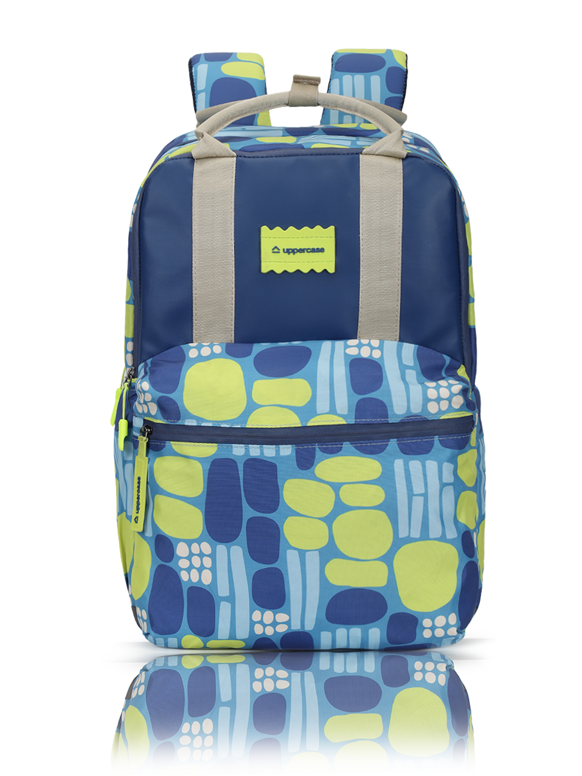 uppercase Luna 01 Double Compartments School Backpack for Girls 31L Blue