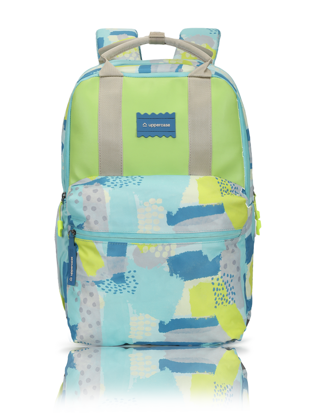 uppercase Luna 01 Double Compartments School Backpack for Girls 31L Lime