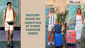 History Made by uppercase at Paris Fashion Week with ‘Serendipity’ Collection.