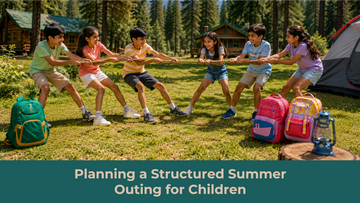 structured summer outing plan for children