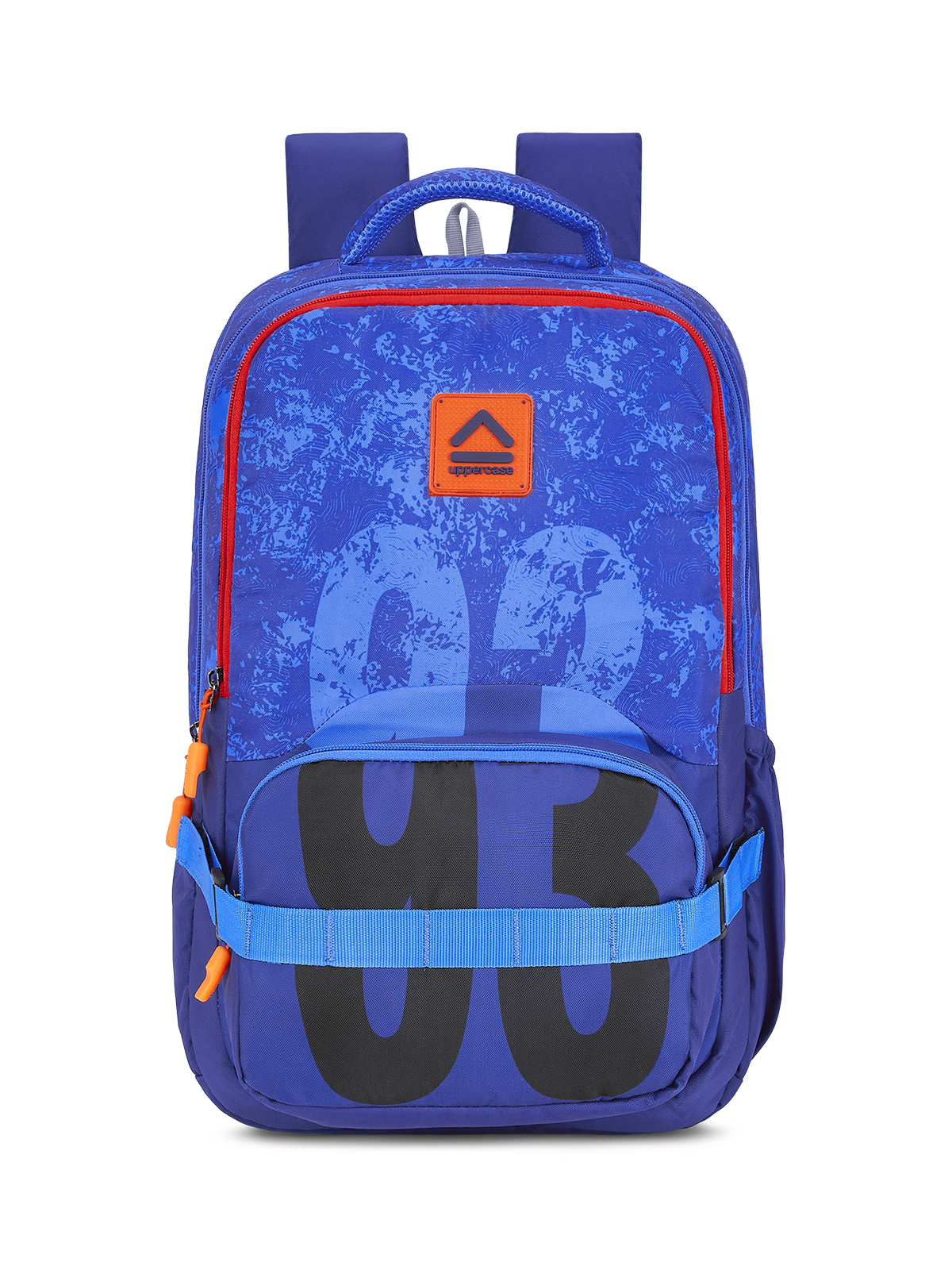 AfterGen Caroline Backpack Blue Floral 15.5” x 12” Red  display picture 3