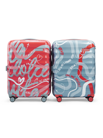 Serendipity Coral & Aqua Set of 2 Medium Trolley