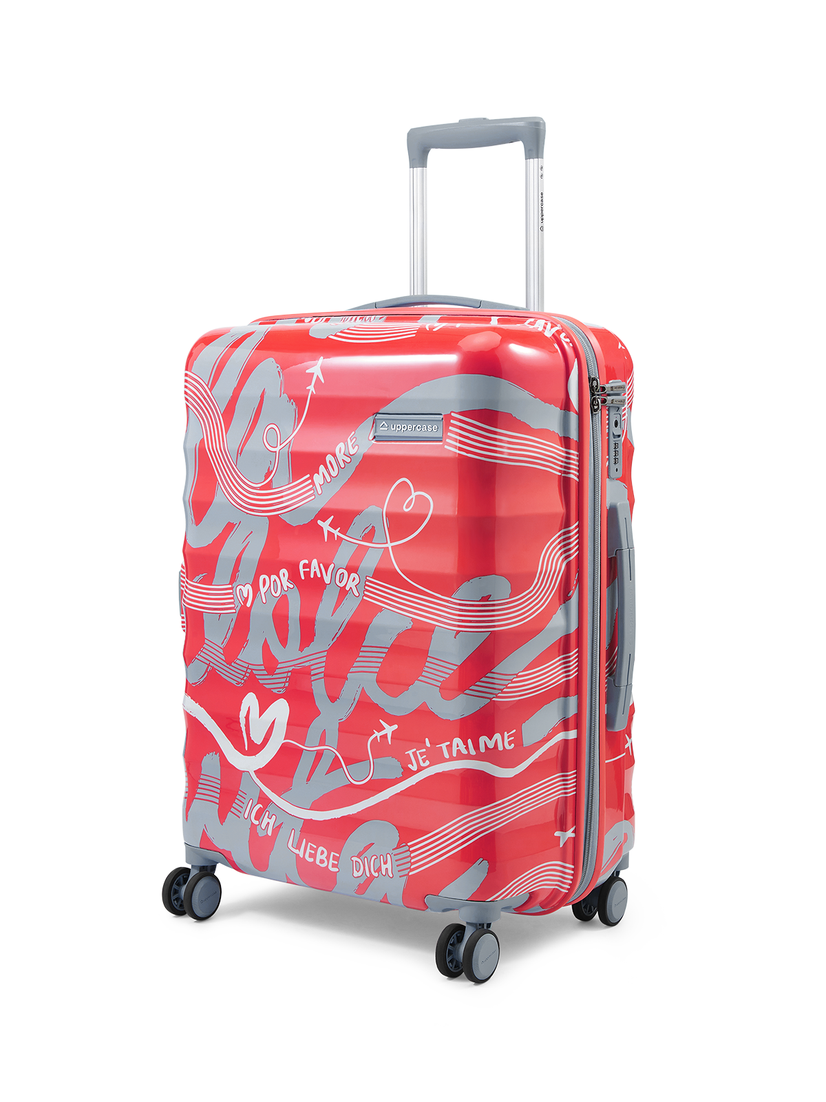 Serendipity Coral Medium Trolley