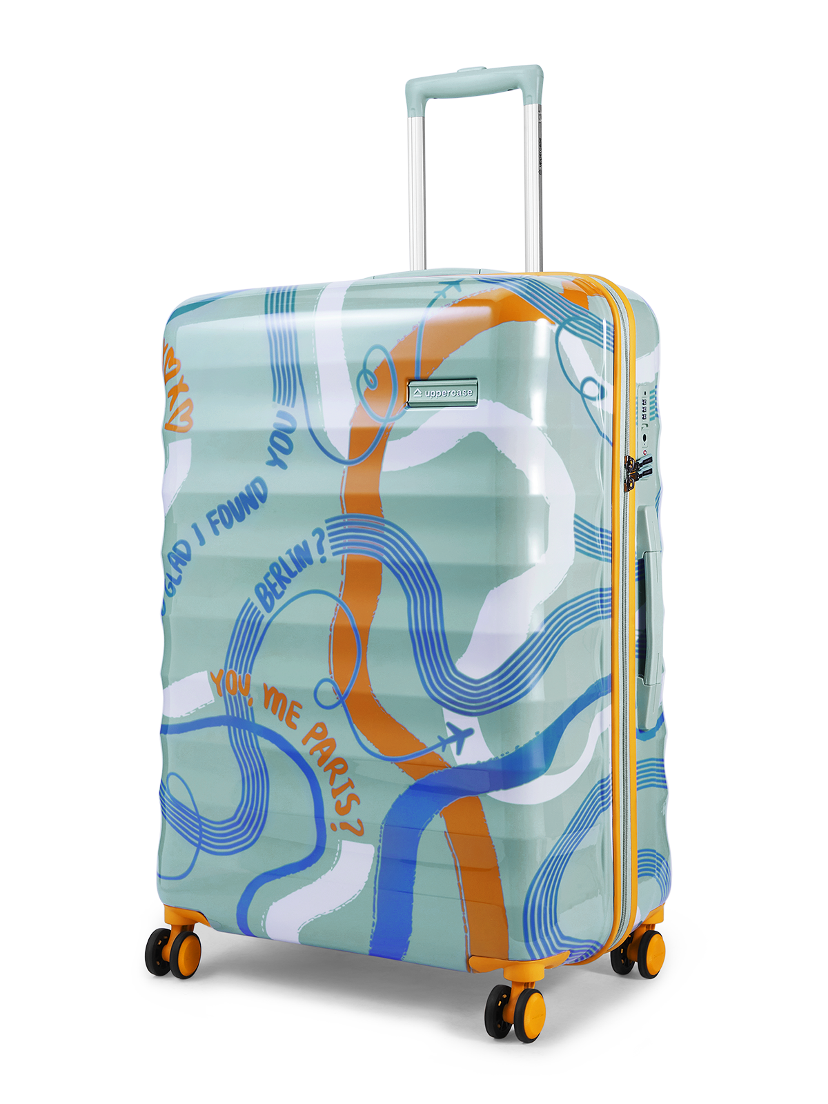 Serendipity Turquoise Large Trolley