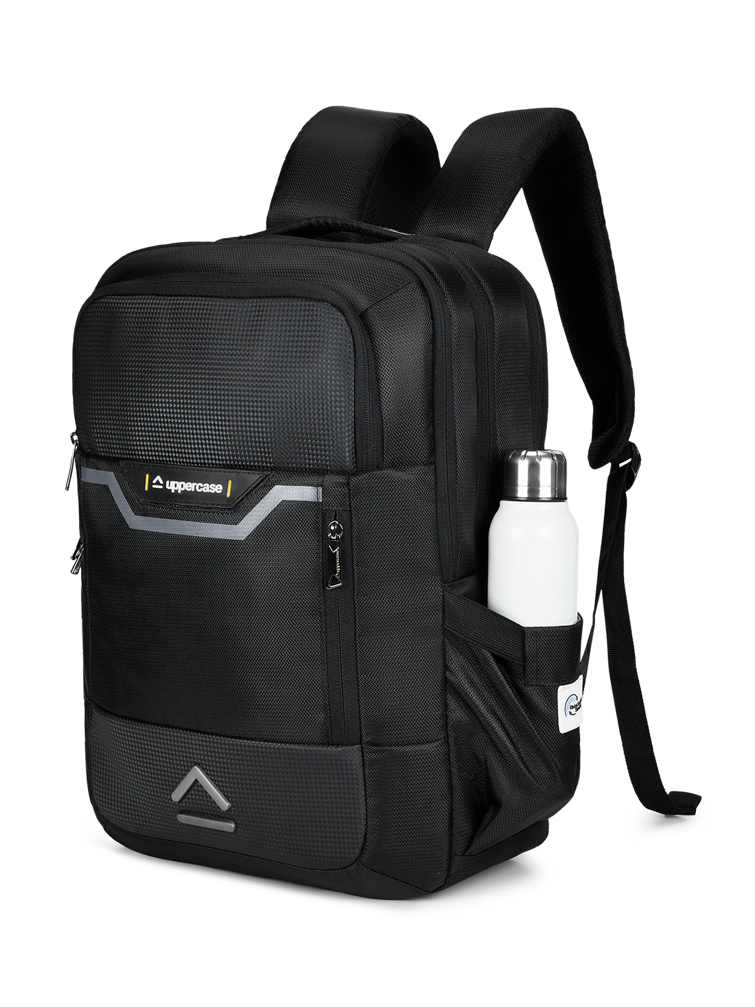 Shop Eco-friendly Edge Alphatech Pro Black Laptop Backpack