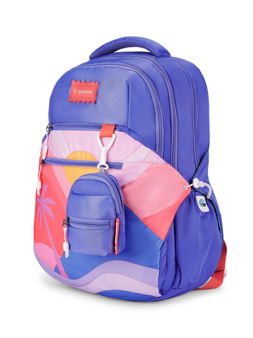 Ivy 02 School Backpack Blue