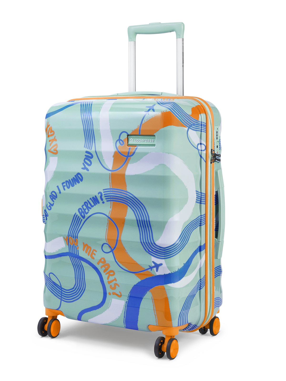 Serendipity Turquoise Medium Trolley