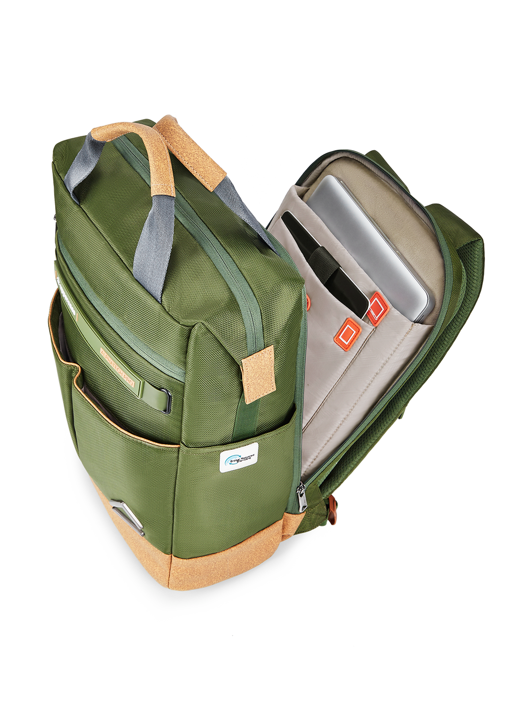 Buy Eco-friendly Oak Alphatech Pro Olive Green Laptop Totepack