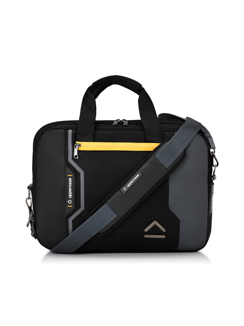 Buy Alphatech Pro 03 Black Messenger Bag Online | uppercase