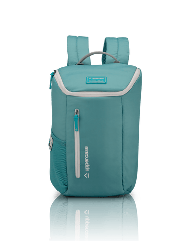 uppercase Compact 15" Laptop Backpack Water Repellent College Bag 19L Teal Blue