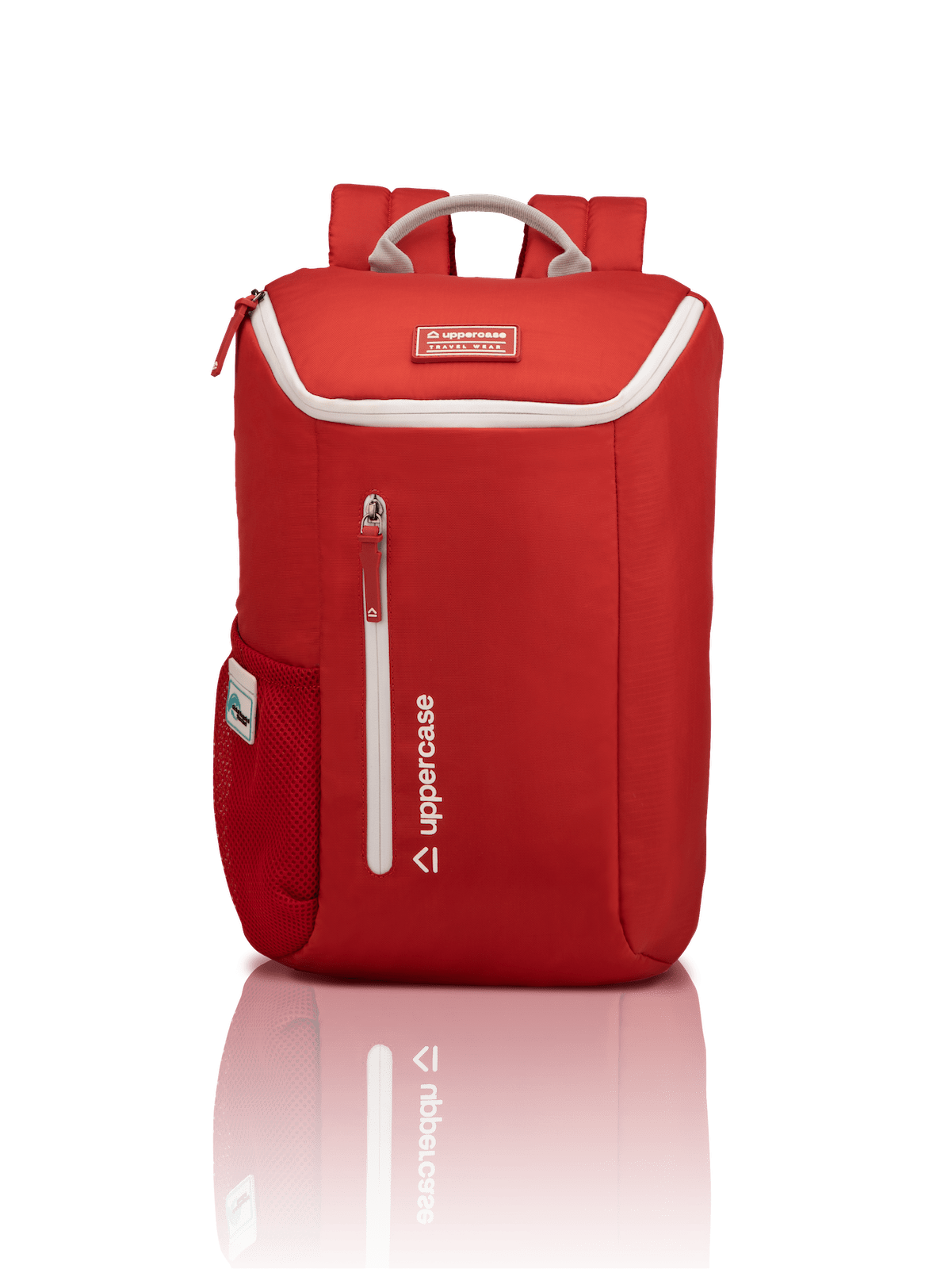 uppercase Compact 15" Laptop Backpack Water Repellent College Travel Bag 25L Red
