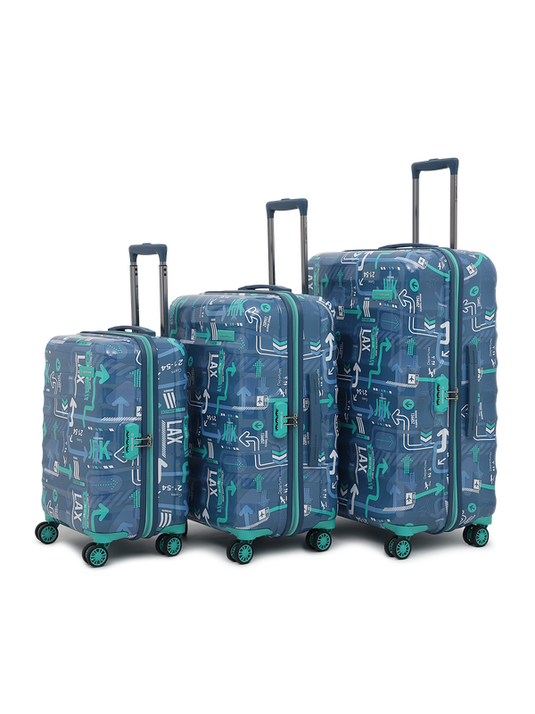 Buy Online: Uppercase JFK Eco Trolley Bag - Denim Blue