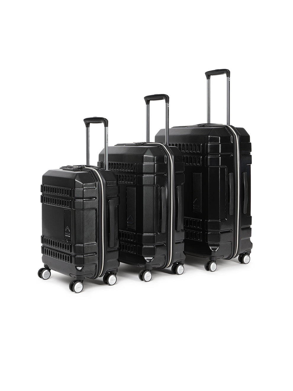 Eco Trolley Bags Bullet Large CheckIn Luggage, Black