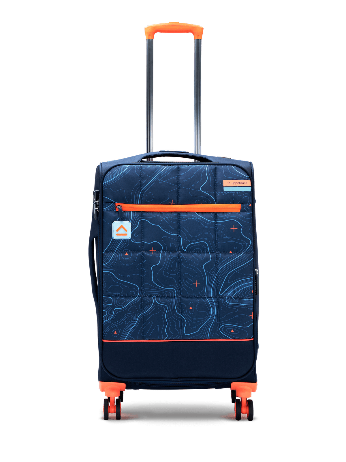 Blue Color Trolley Bag Combo Pack Uppercase Bags Trolley Bag Combo