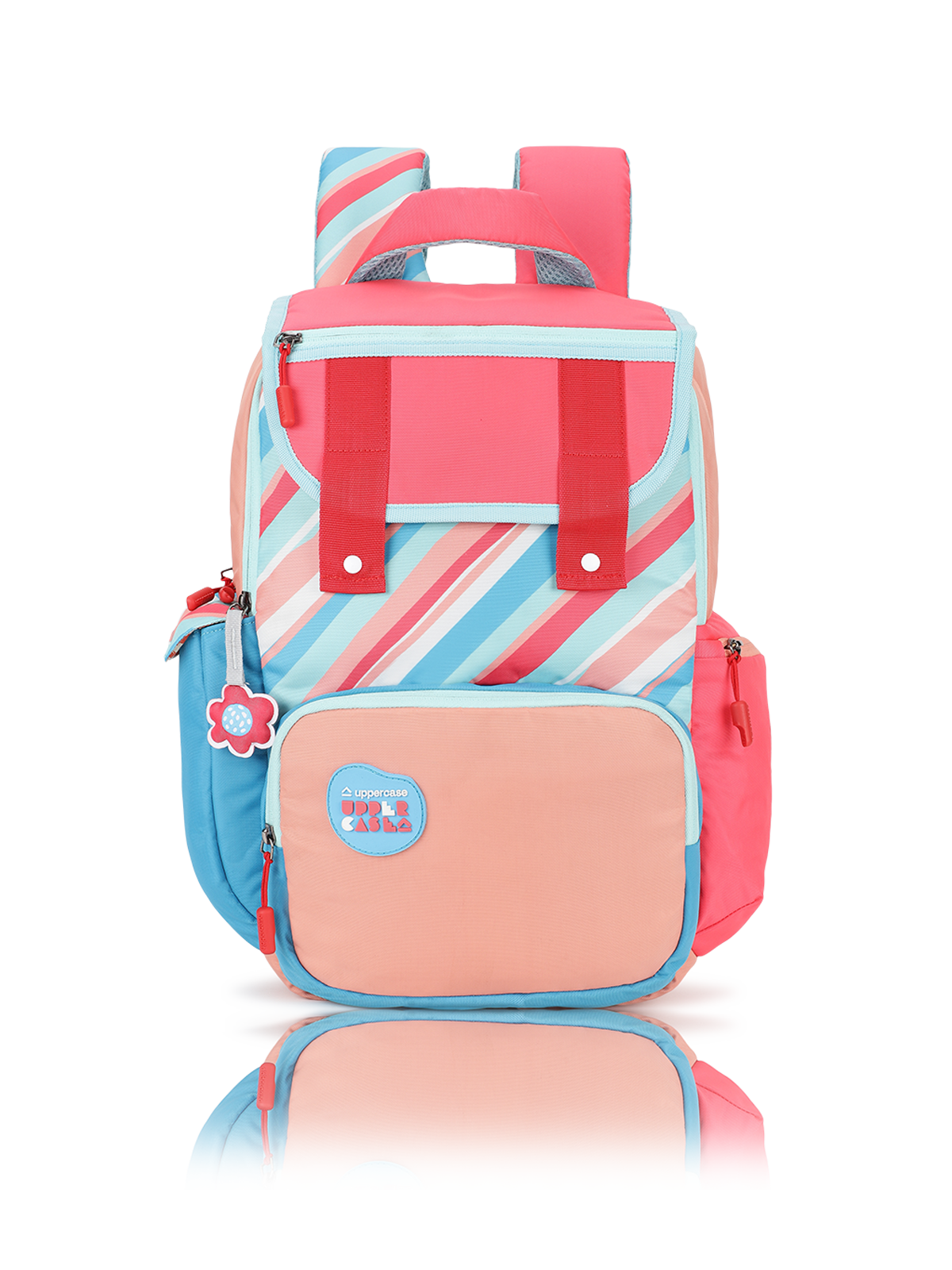 uppercase Sprout 03 Double Compartments School Backpack for Girls 25L Pink
