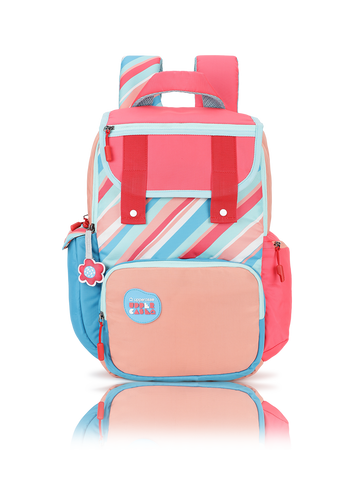 uppercase Sprout 03 Double Compartments School Backpack for Girls 25L Pink