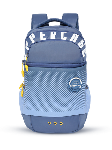 uppercase Pixel 05 Laptop Backpack Triple Compartment School Bag 34L Blue