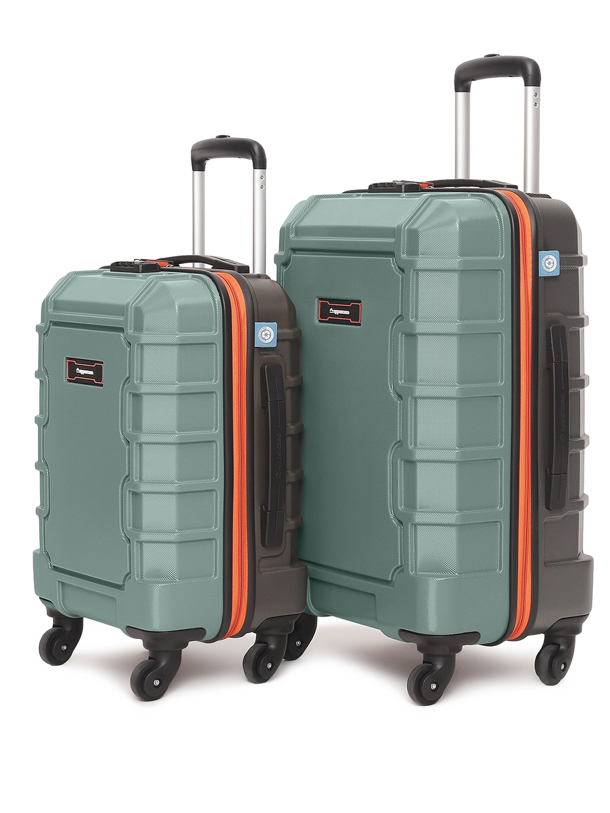 Arbor Hard Luggage Green Set of 2 (S+M) Trolley