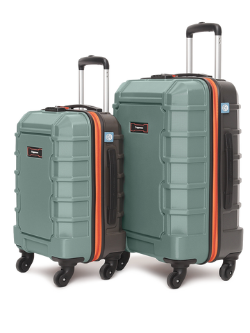 Arbor Hard Luggage Green Set of 2 (S+M) Trolley