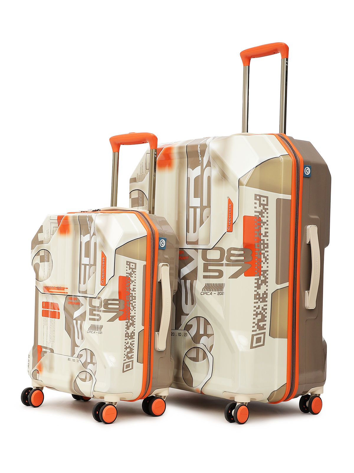 Delta Taupe Set of 2 (S+L) Trolley
