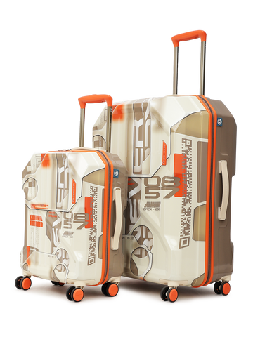 Delta Taupe Set of 2 (S+L) Trolley