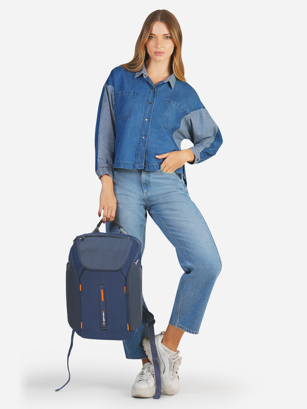 Buy Eco-friendly Vortex Alphatech Pro Blue Laptop Backpack