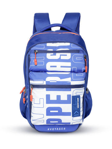 uppercase Pixel 02 Laptop Backpack Triple Compartment School Bag 36L Blue