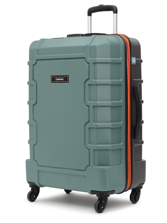Arbor Green Large Trolley Suitcase