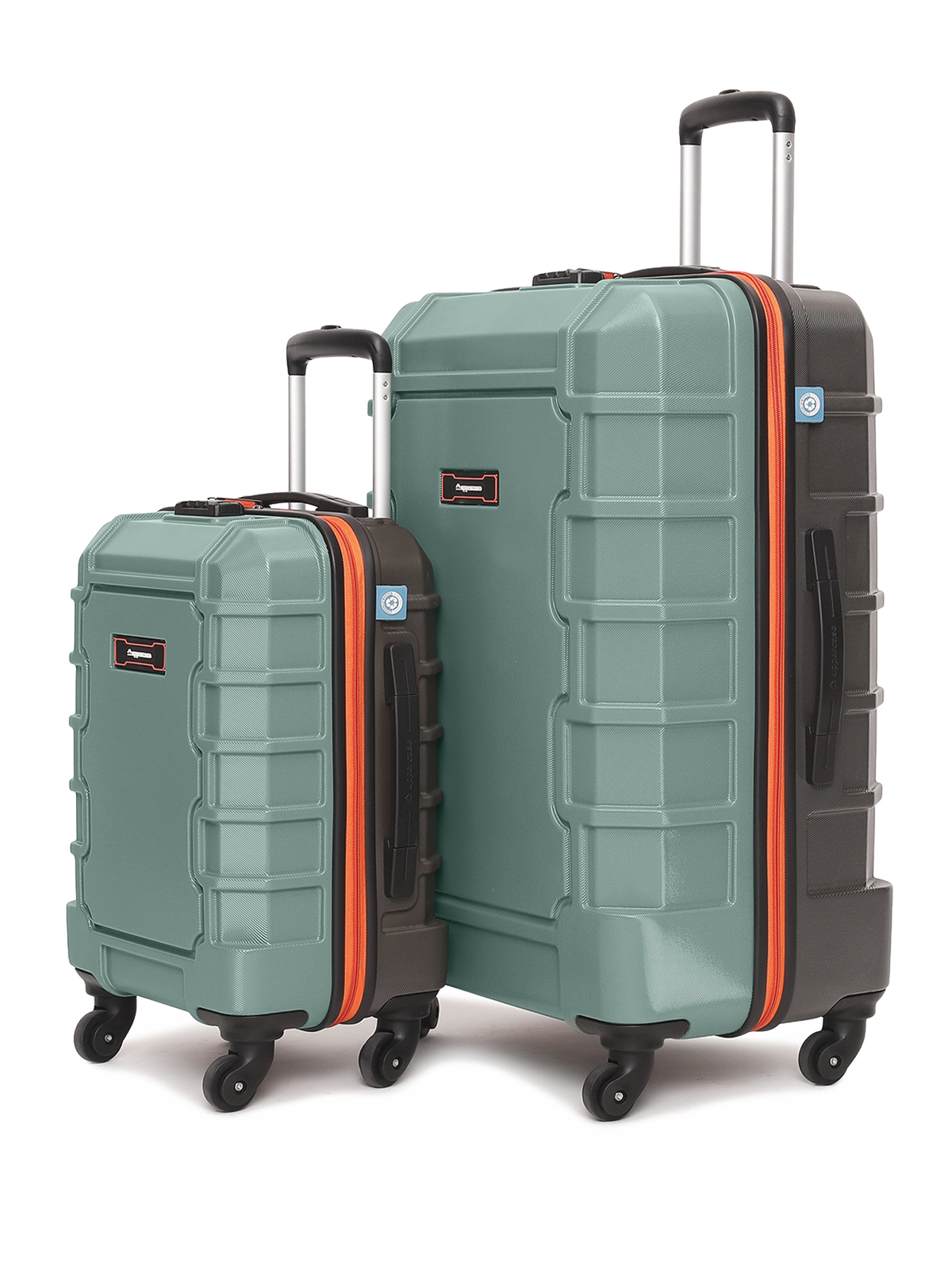 Arbor Hard Luggage Green Set of 2 (S+L) Trolley