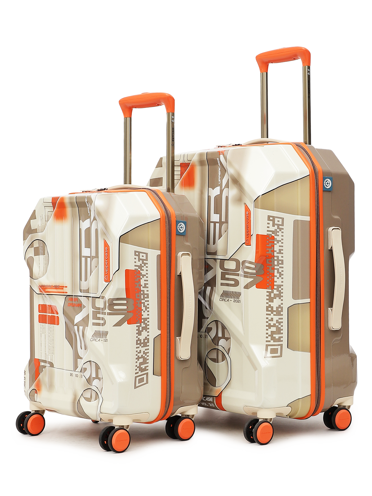 Delta Taupe Set of 2 (S+M) Trolley
