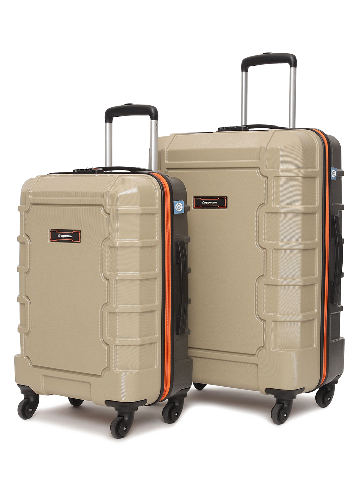 Arbor Hard Luggage Beige Set of 2 (M+L) Trolley
