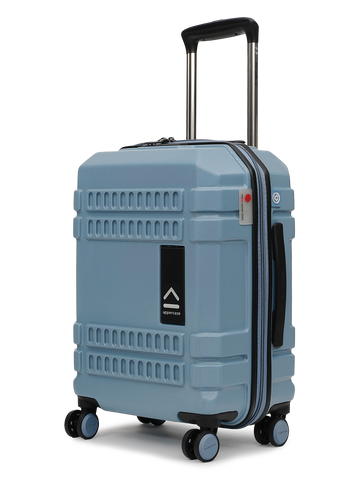 uppercase Bullet Small Cabin 56cm TSA Lock 8 Wheels Hard Trolley Bag Blue