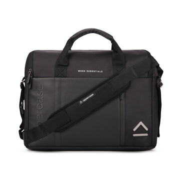 Omega 02 Black Messenger Bag